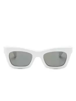 Солнцезащитные очки в прямоугольной оправе Gucci Eyewear, белый