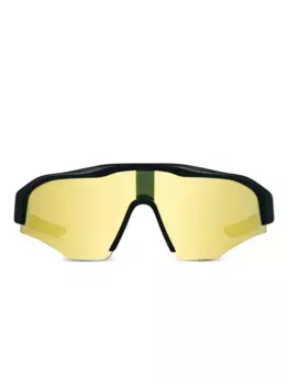 Солнцезащитные очки в прямоугольной оправе Gucci Eyewear, черный