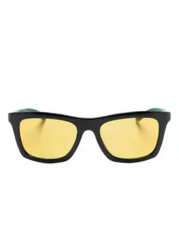 Солнцезащитные очки в прямоугольной оправе Gucci Eyewear, черный