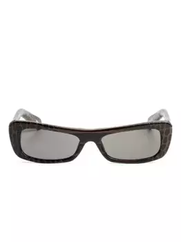 Солнцезащитные очки в прямоугольной оправе JACQUEMUS, коричневый