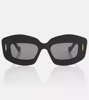 Солнцезащитные очки в прямоугольной оправе Loewe, черный