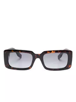 Солнцезащитные очки в прямоугольной оправе Marc Jacobs Eyewear, коричневый