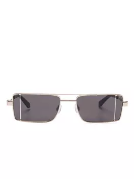 Солнцезащитные очки в прямоугольной оправе Off-White Eyewear, золотой