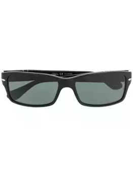 Солнцезащитные очки в прямоугольной оправе Persol, черный