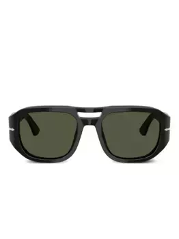 Солнцезащитные очки в прямоугольной оправе Persol, черный