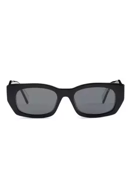 Солнцезащитные очки в прямоугольной оправе Prada Eyewear, черный