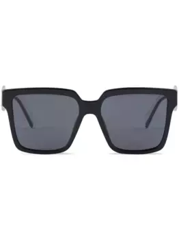 Солнцезащитные очки в прямоугольной оправе Prada Eyewear, черный