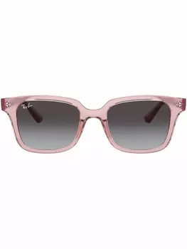 Солнцезащитные очки в прямоугольной оправе Ray-Ban, розовый