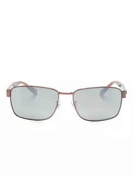 Солнцезащитные очки в прямоугольной оправе Ray-Ban, коричневый