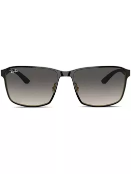 Солнцезащитные очки в прямоугольной оправе Ray-Ban, черный