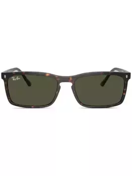Солнцезащитные очки в прямоугольной оправе Ray-Ban, коричневый