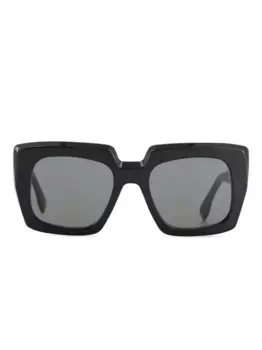 Солнцезащитные очки в прямоугольной оправе Retrosuperfuture, черный