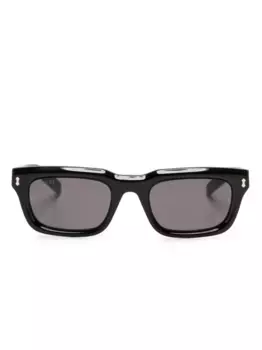 Солнцезащитные очки в прямоугольной оправе с логотипом Gucci Eyewear, черный