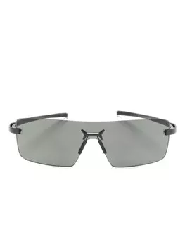 Солнцезащитные очки в прямоугольной оправе TAG Heuer, черный