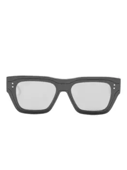 Солнцезащитные очки в прямоугольной оправе Thom Browne Eyewear, серый