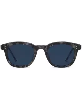 Солнцезащитные очки в прямоугольной оправе THOM BROWNE, серый