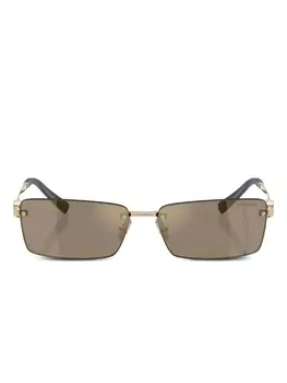 Солнцезащитные очки в прямоугольной оправе Tiffany & Co., черный