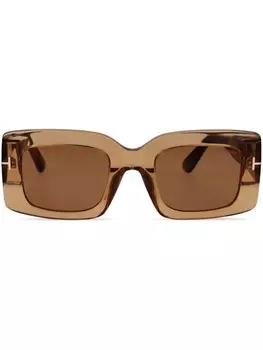 Солнцезащитные очки в прямоугольной оправе TOM FORD Eyewear, оранжевый