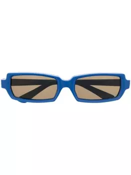 Солнцезащитные очки в прямоугольной оправе Undercover, синий