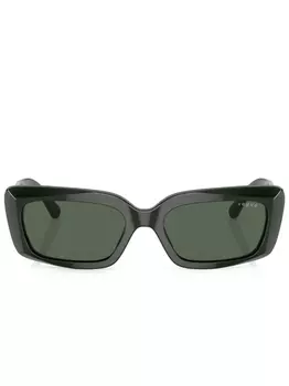 Солнцезащитные очки в прямоугольной оправе Vogue Eyewear, зеленый