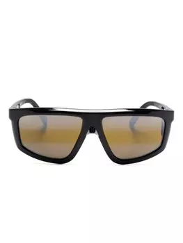 Солнцезащитные очки в прямоугольной оправе Vuarnet, черный