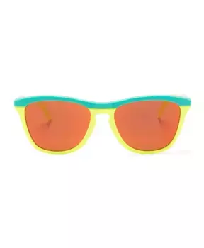 Солнцезащитные очки в разноцветной круглой оправе с зеркалом Oakley, мультиколор