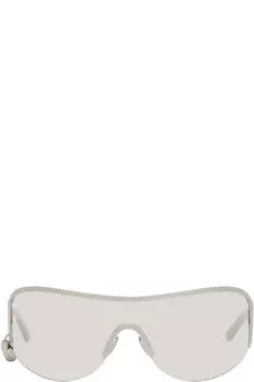 Солнцезащитные очки в серебристой металлической оправе Acne Studios