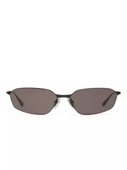 Солнцезащитные очки в шестиугольной оправе Balenciaga Eyewear, черный
