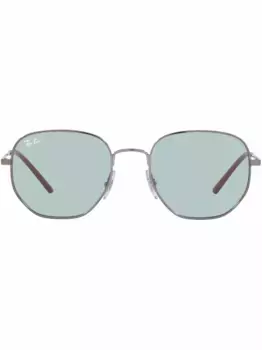 Солнцезащитные очки в шестиугольной оправе Ray-Ban, серый