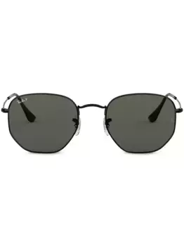 Солнцезащитные очки в шестиугольной оправе Ray-Ban, черный