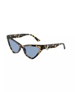 Солнцезащитные очки в синей оправе Carey Jimmy Choo, коричневый