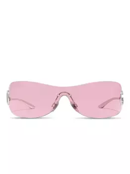 Солнцезащитные очки в закругленной оправе Dolce & Gabbana Eyewear, розовый