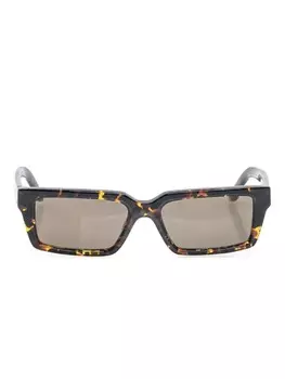 Солнцезащитные очки Warren в прямоугольной оправе Off-White, коричневый