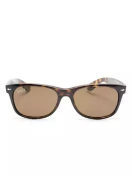 Солнцезащитные очки Wayfarer черепаховой расцветки Ray-Ban, коричневый