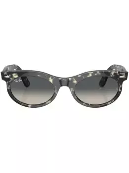 Солнцезащитные очки Wayfarer Oval в овальной оправе Ray-Ban, серый