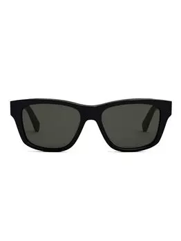 Солнцезащитные очки Wayfarer прямоугольной формы CELINE, черный
