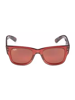 Солнцезащитные очки Wayfarer RB0840 51MM Ray-Ban, розовый