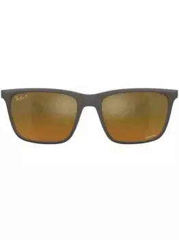 Солнцезащитные очки Wayfarer RB 4385 Ray-Ban, коричневый