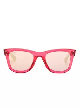 Солнцезащитные очки Wayfarer Reverse Ray-Ban, зеленый