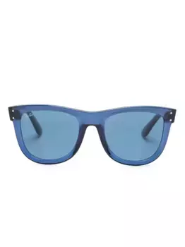 Солнцезащитные очки Wayfarer Reverse в квадратной оправе Ray-Ban, синий