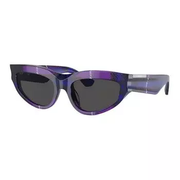 Солнцезащитные очки Wayfarer с клетчатой оправой Burberry