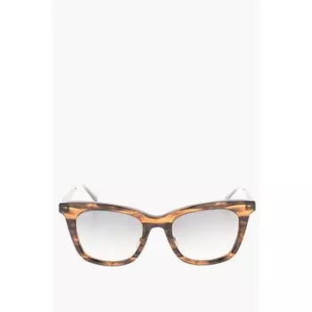 Солнцезащитные очки Wayfarer с принтом черепахи Oamc, Brown