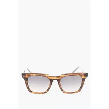 Солнцезащитные очки Wayfarer с принтом черепахи Oamc, Brown