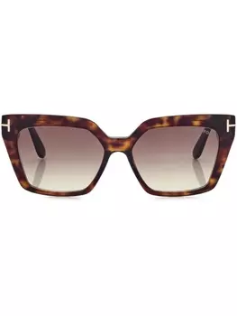 Солнцезащитные очки Winona в оправе 'кошачий глаз' TOM FORD Eyewear, коричневый