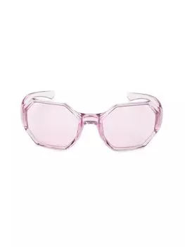 Солнцезащитные очки восьмиугольной формы 59MM Ray-Ban, цвет Pink Gold