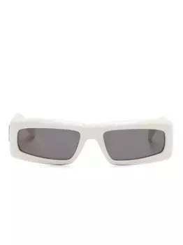 Солнцезащитные очки Yreka в прямоугольной оправе Palm Angels Eyewear, белый