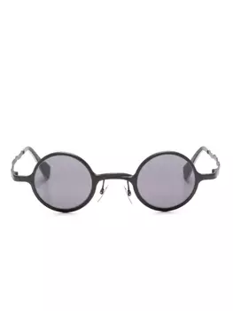 Солнцезащитные очки Z17 в круглой оправе Kuboraum, черный
