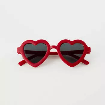 Солнцезащитные очки Zara Summer Camp Heart, красный
