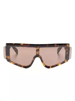 Солнцезащитные очки Zed Burnt в геометричной оправе Retrosuperfuture, коричневый