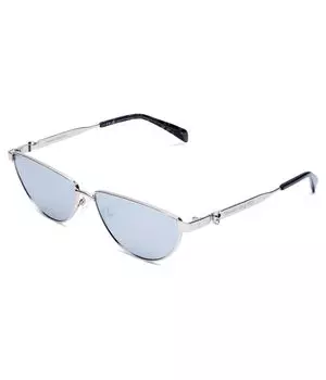 Солнцезащитные очки женские Alexander Mcqueen с цветными линзами, серебряный